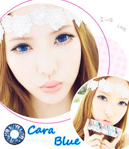 คอนแทคเลนส์ บิ๊กอาย Cara หรือ Munchy คอนแทคเลนส์สีดำ