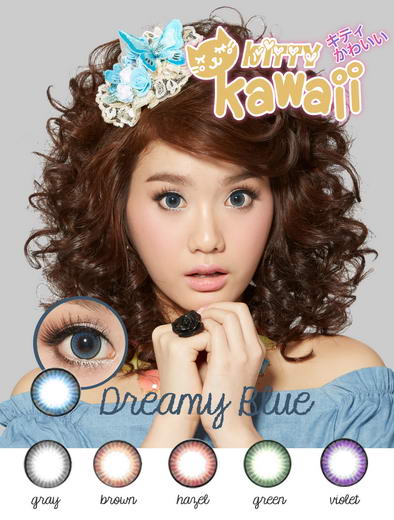 คอนแทคเลนส์ บิ๊กอาย Dreamy หรือ Alice คอนแทคเลนส์สีดำ