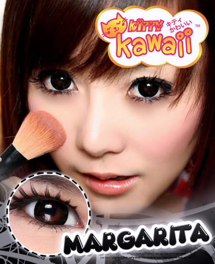 รูปคอนแทคเลนส์ Margarita หรือ Royal คอนแทคเลนส์สีดำ